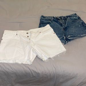 2 Denim shorts for $10